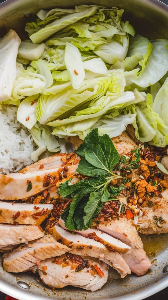 hmong cabbage and chicken recipe