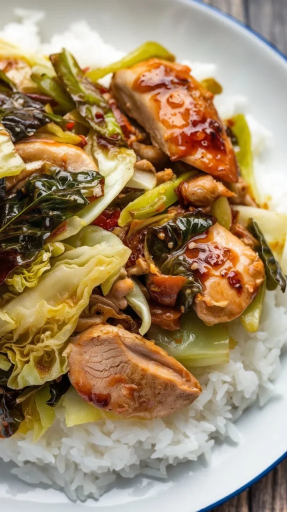 hmong cabbage and chicken recipe