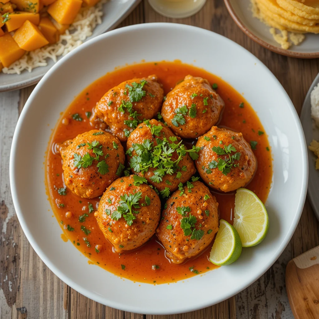 Churu Chicken Amarillo with Aji Amarillo Sauce and Sides