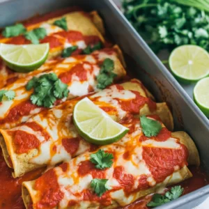 Classic Boulders Enchilada recipe with fresh ingredients and melted cheese