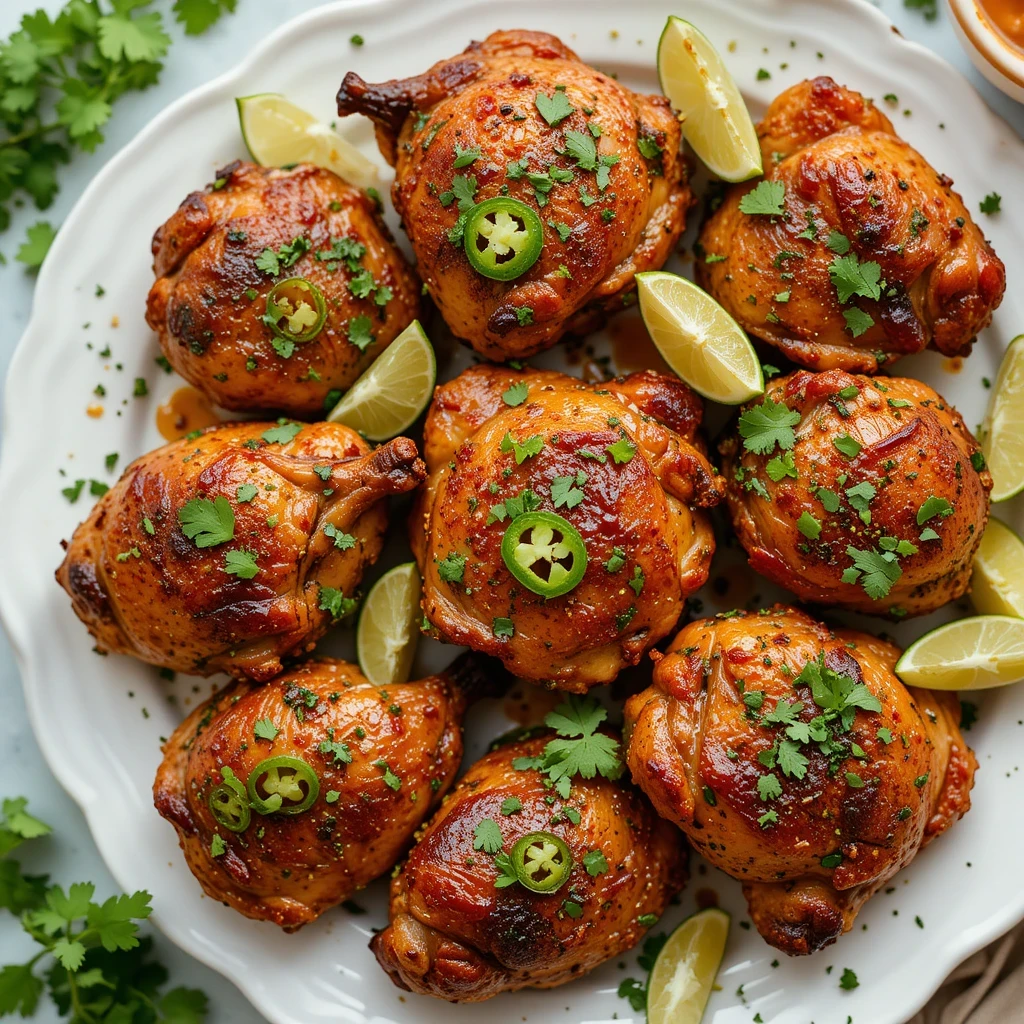 Tender chicken with sazon seasoning, coriander, and annatto for bold flavor